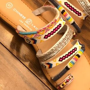 Sandals slides tribal Final Markdown
